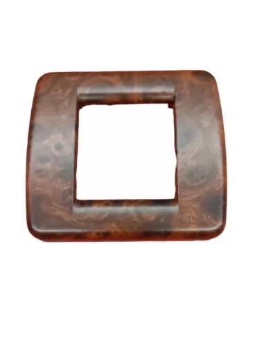 Vimar Idea 17098.40 Placa Rondo' 1-2 módulos Tecnopolímero Radica para módulo reducido